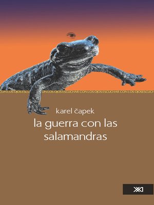 cover image of La guerra con las salamandras